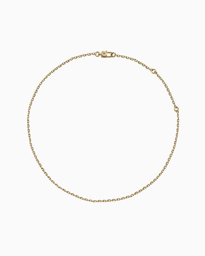 Synth Necklace – 925 Silver-Chain Necklace- Gold - Small - Ask & Embla