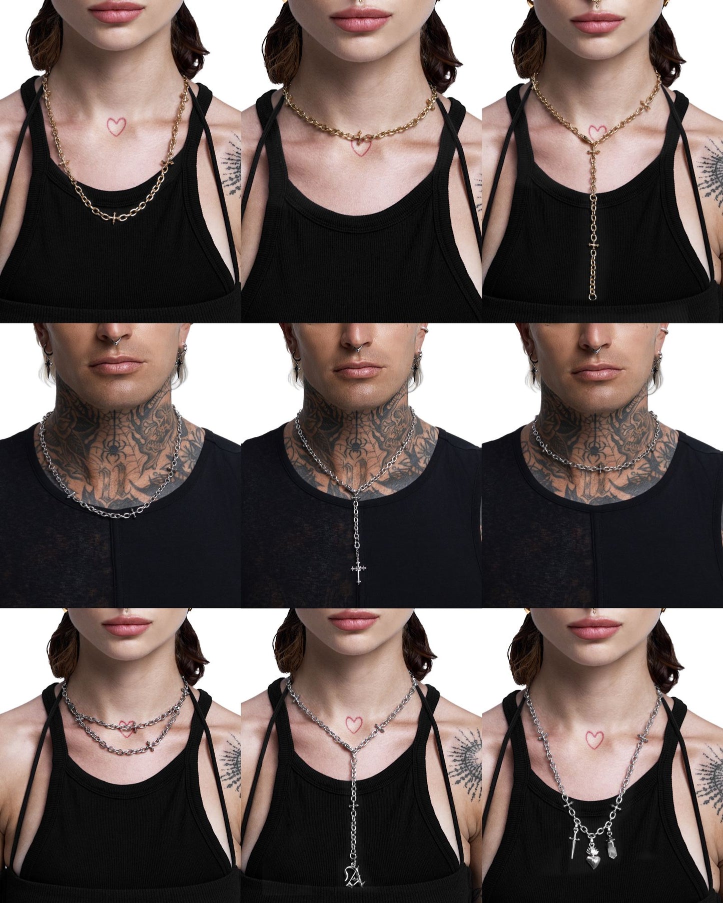 Sigil Necklace-Chain Necklace- Gold - - Ask & Embla