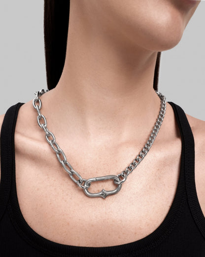 Continuum necklace-Chain Necklaces- Silver - - Ask & Embla