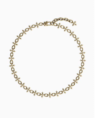 Sigil Choker Necklace-Chain Necklace- Silver - - Ask & Embla