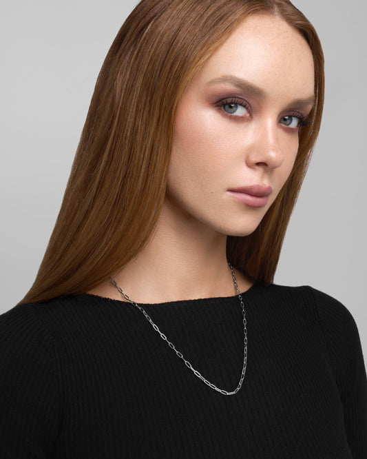 Lynx Necklace - 925 Silver-Chain Necklaces- Silver - - Ask & Embla