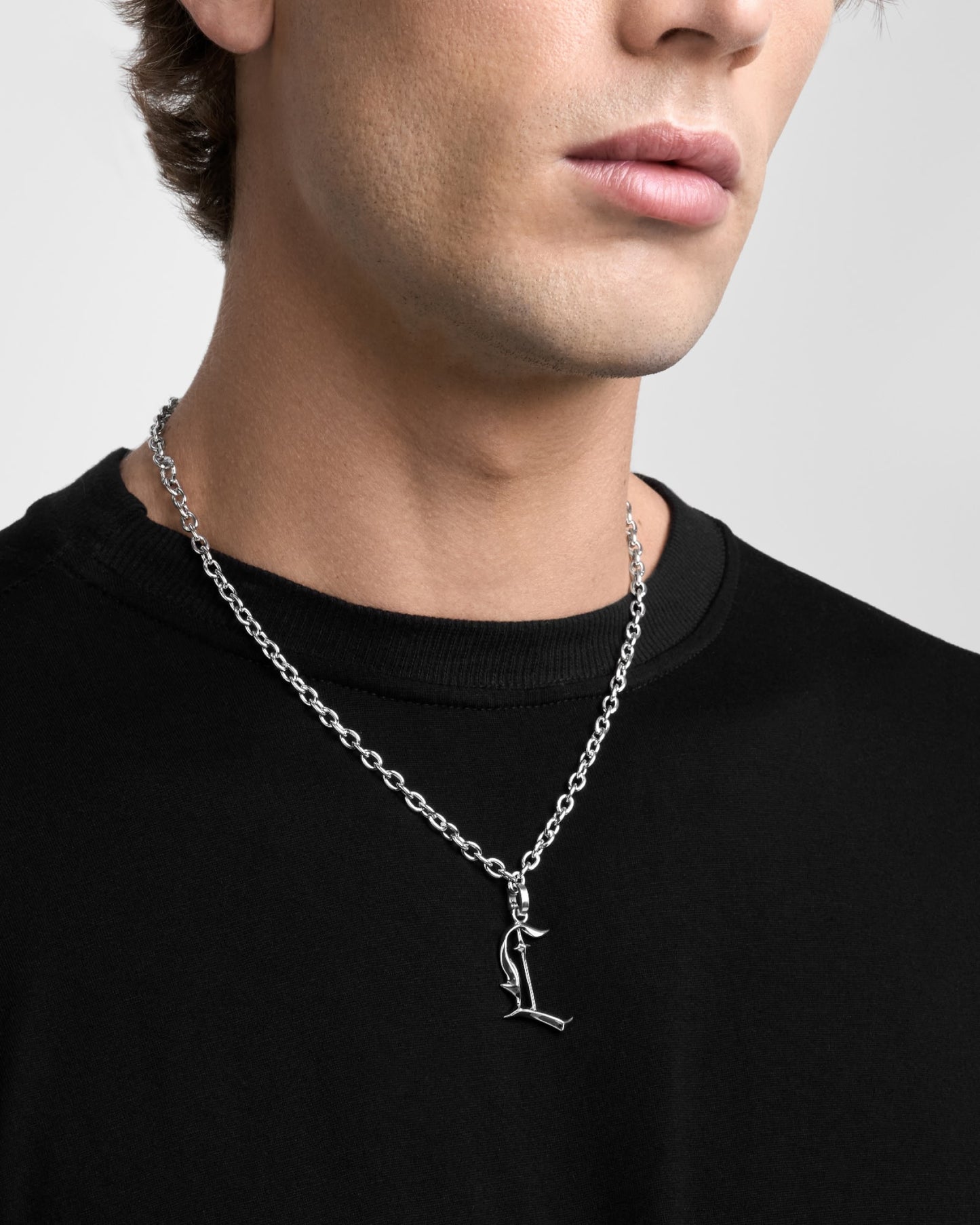 Grid Necklace - 925 Silver-Chain Necklace- Silver - - Ask & Embla