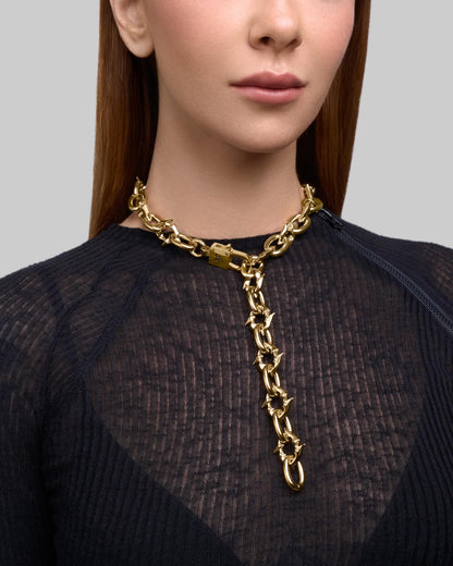 Labyrinth necklace-Chain Necklaces- Silver - - Ask & Embla