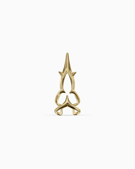 FORBIDDEN Nail Ring-Nail Rings- Gold - - Ask & Embla