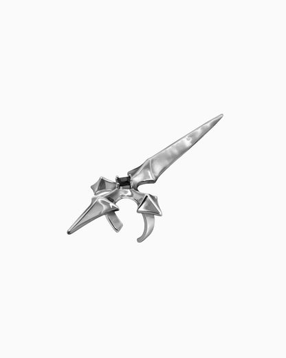 MERCY Nail Ring-Nail Rings- Silver - - Ask & Embla