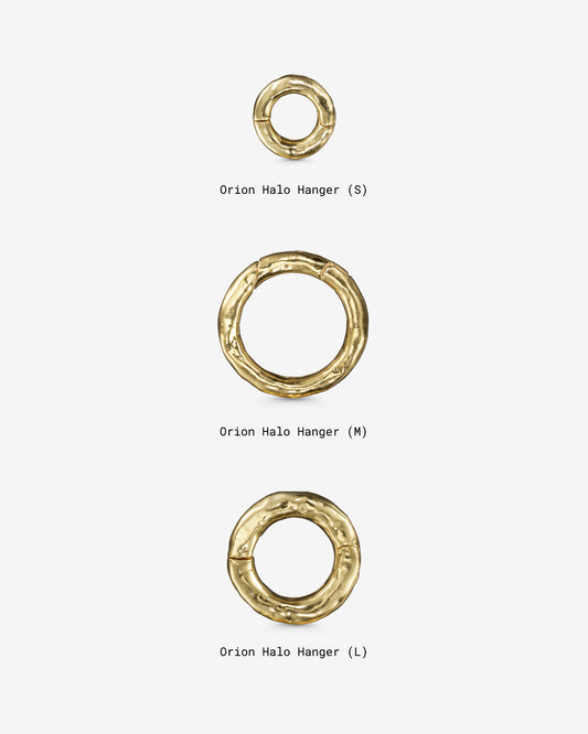 ORION HALO HANGERS (3 sizes)-Clicker Hangers- Gold - SMALL (6G) - Ask & Embla