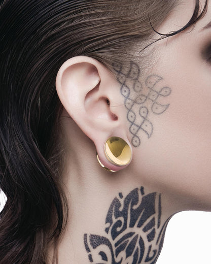 A&E Omni Reversible Plugs-Plugs- Silver - 8mm (0g) - Ask & Embla