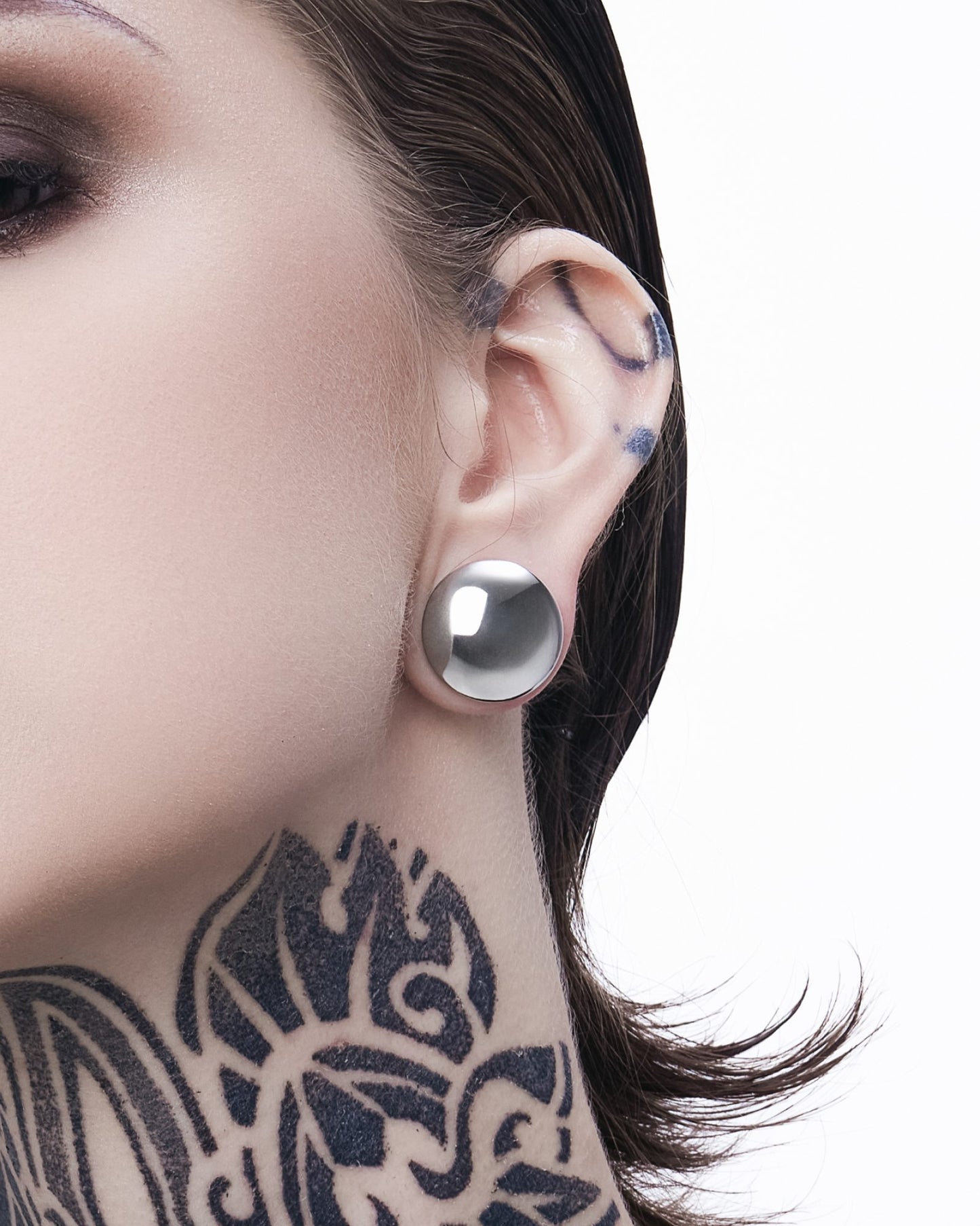 A&E Omni Reversible Plugs-Plugs- Silver - 8mm (0g) - Ask & Embla