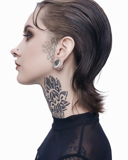 A&E Omni Reversible Plugs-Plugs- Silver - 8mm (0g) - Ask & Embla