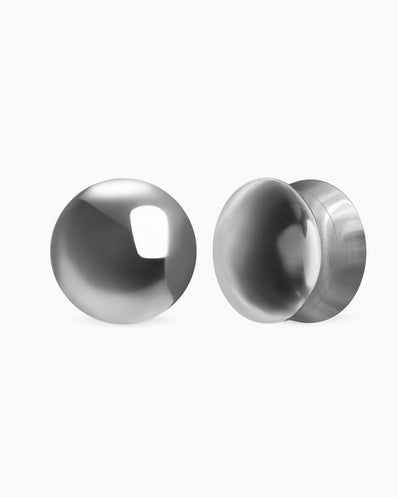 A&E Omni Reversible Plugs-Plugs- Silver - 8mm (0g) - Ask & Embla