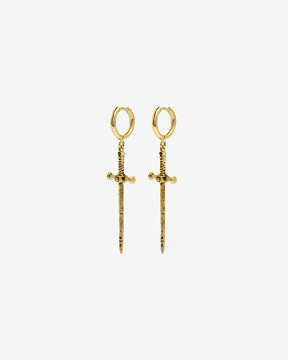 Aradia Sword Earrings-Ear Dangles- Silver - - Ask & Embla