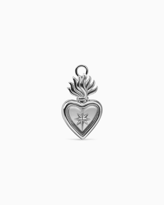 The Sacrament Vial Charm-Charms- Silver - Black Onyx - Ask & Embla