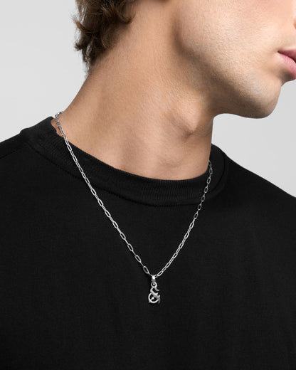 Mini Blackletter Charms - &-Charms- Silver - - Ask & Embla