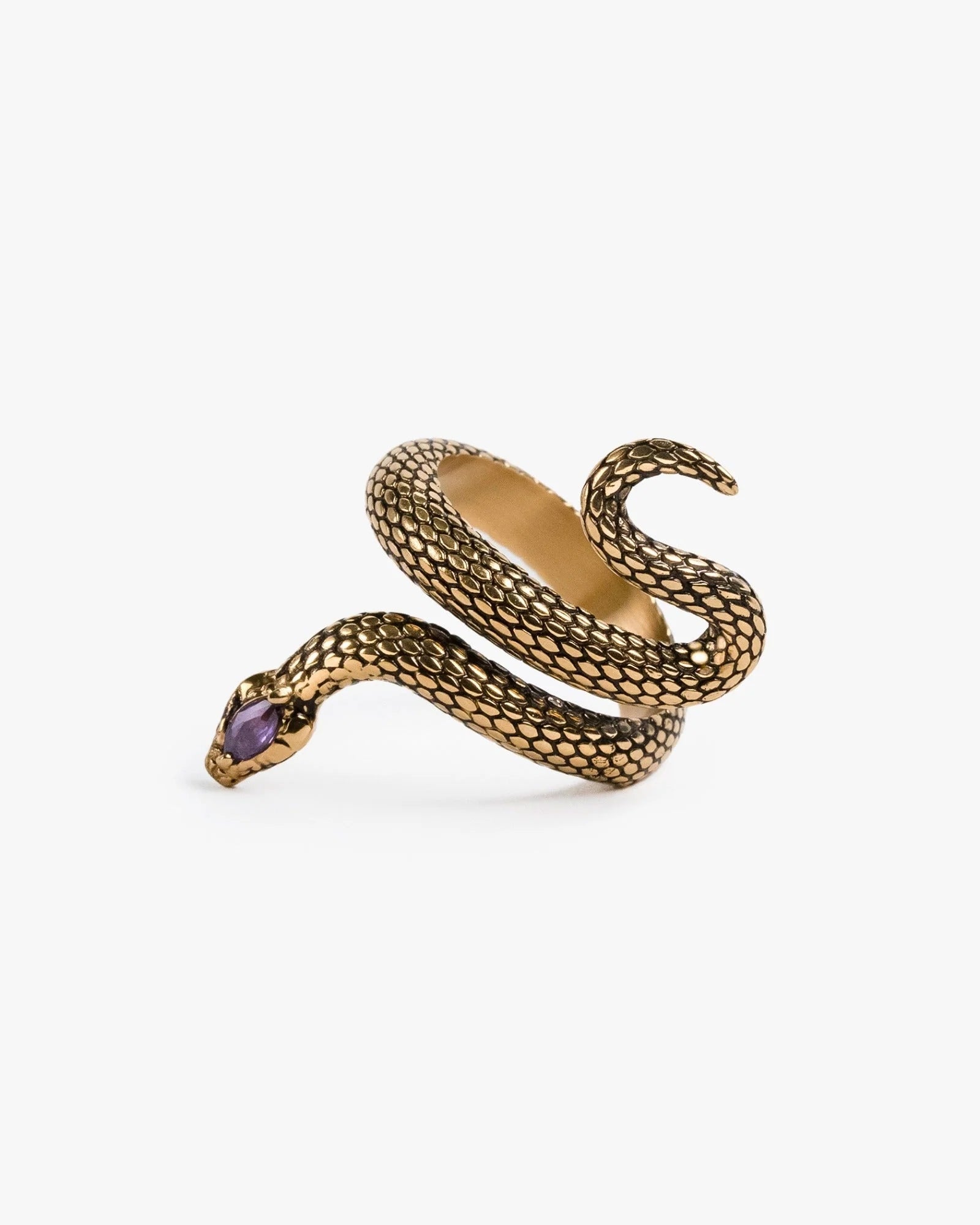 Sorcerer Serpent Ring-Rings- US 4 - Silver - Ask & Embla