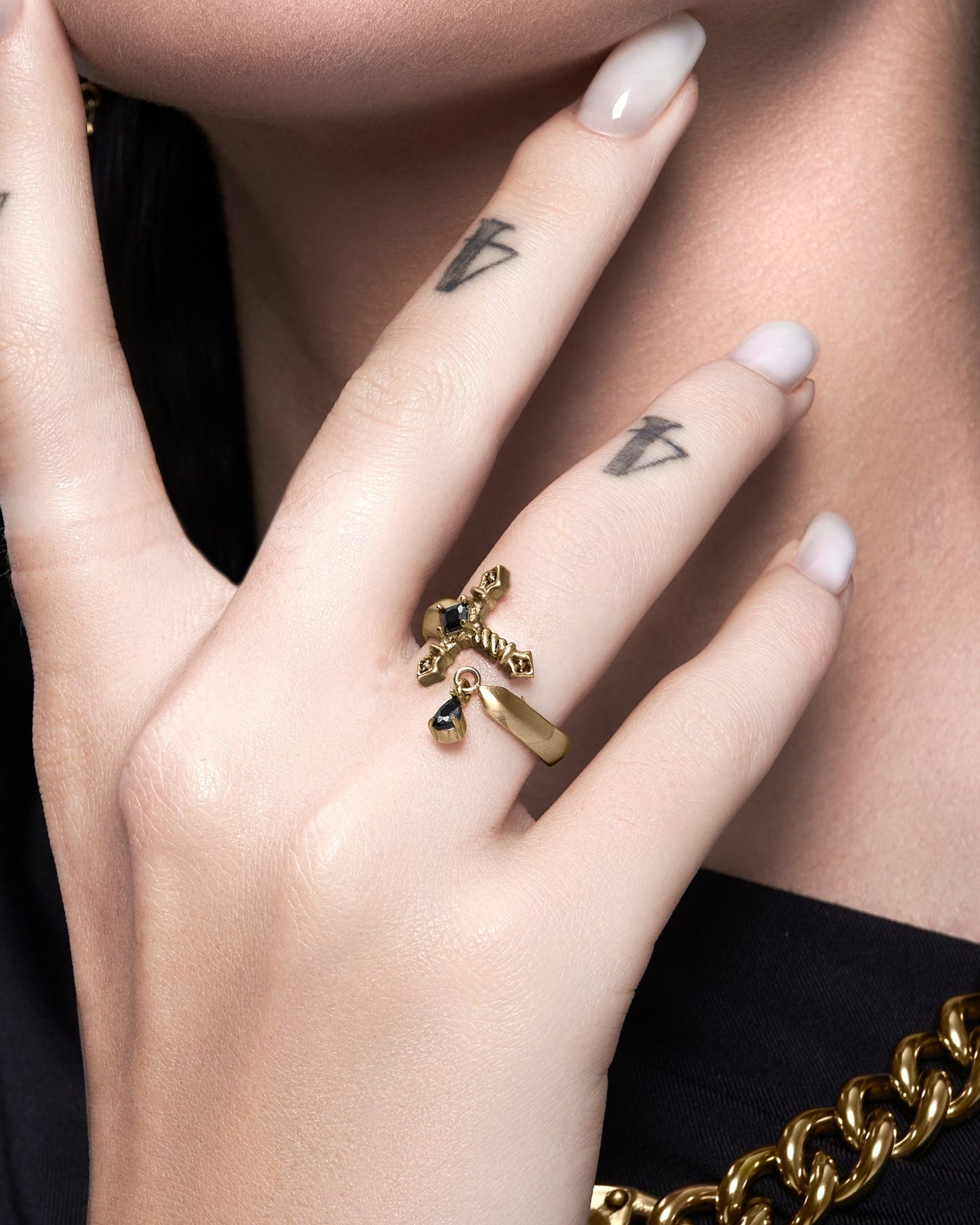Aradia Ring-Rings- Gold - US6 - Ask & Embla
