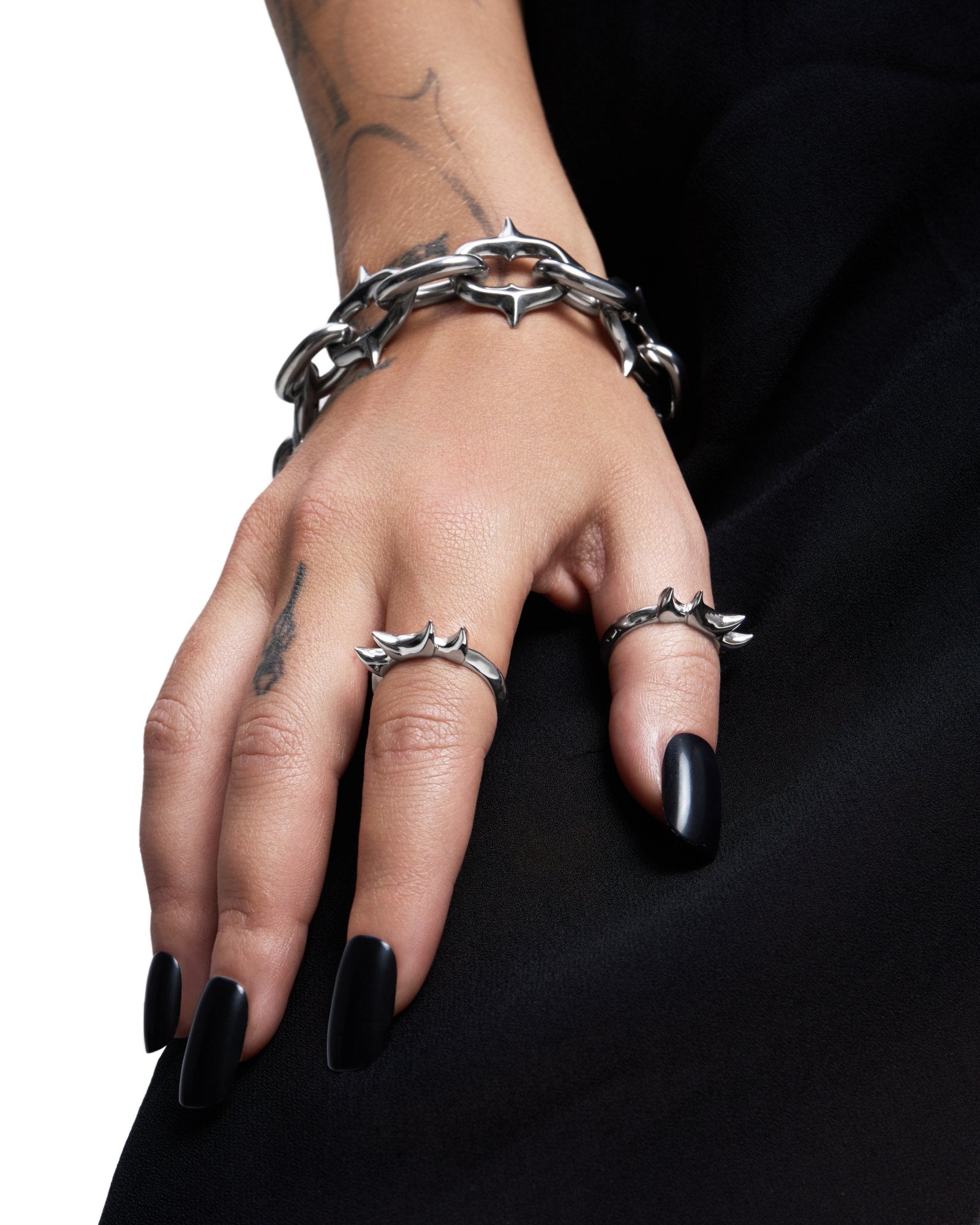 FORSAKEN Ring-Rings- Silver - US6 - Ask & Embla