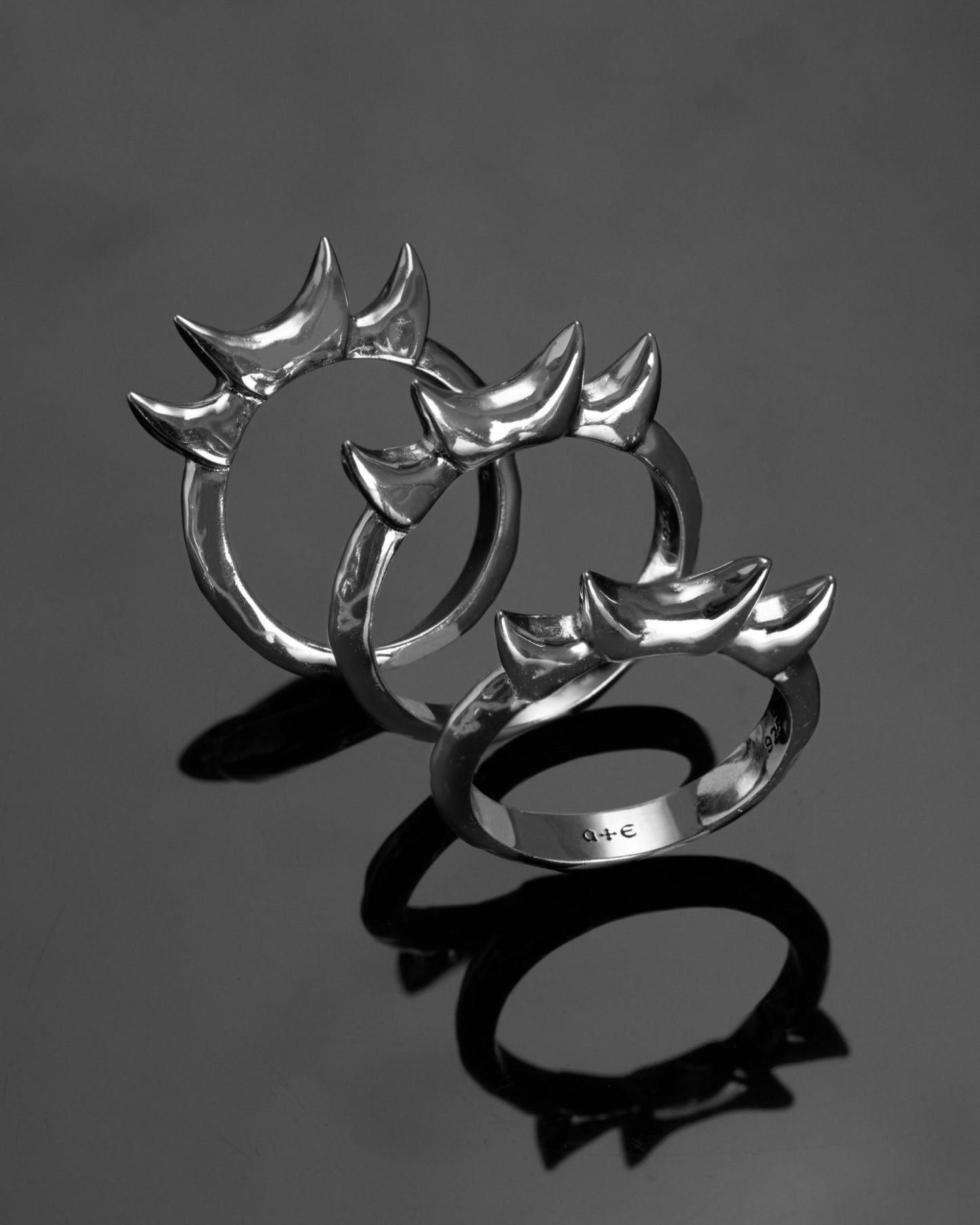 FORSAKEN Ring-Rings- Silver - US6 - Ask & Embla