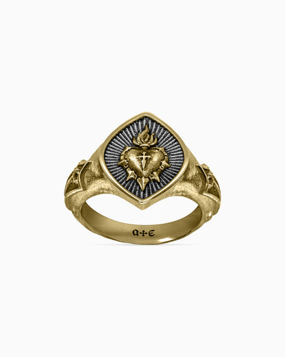THE SACRILEGE Ring-Rings- Two-toned (Gold Base) - US4 - Ask & Embla