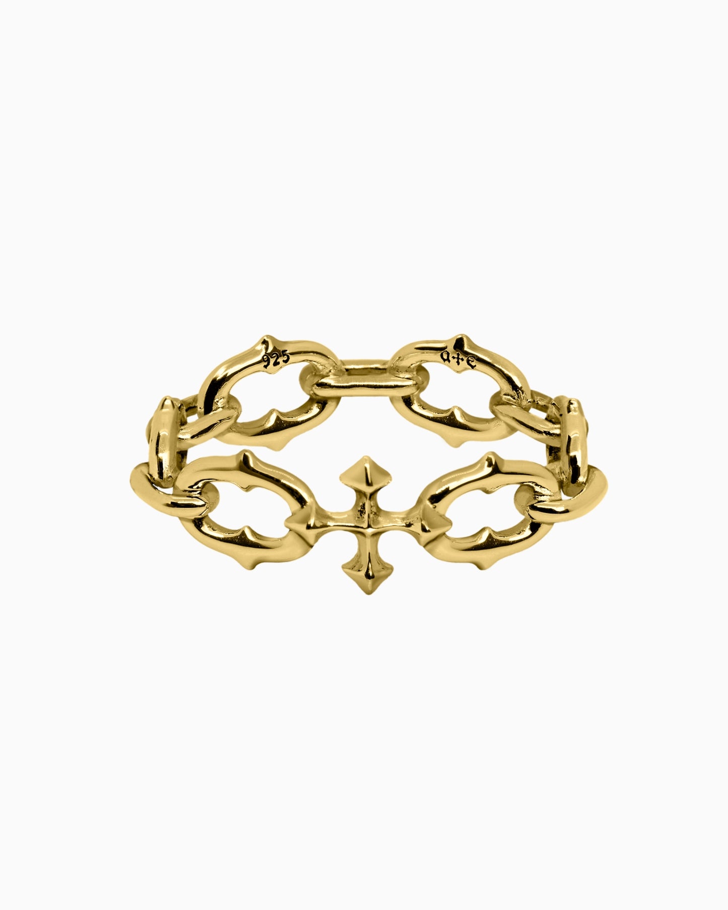 UNHOLY GRAIL Chain Ring-Rings- Silver - US4 - Ask & Embla