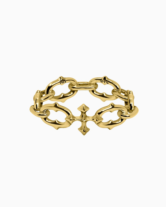 UNHOLY GRAIL Chain Ring-Rings- Silver - US4 - Ask & Embla