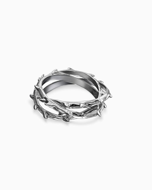 Elysian Trinity Ring-Rings- Silver - US5 - Ask & Embla