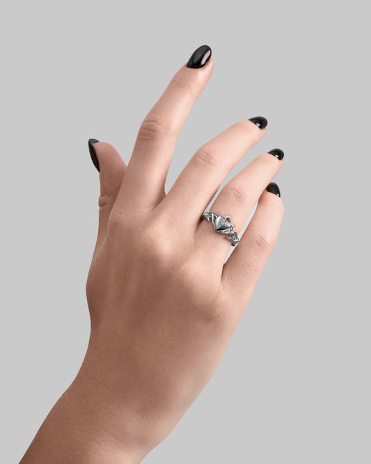 The Sacrament Claddagh Ring-Rings- Gold - US6 - Ask & Embla