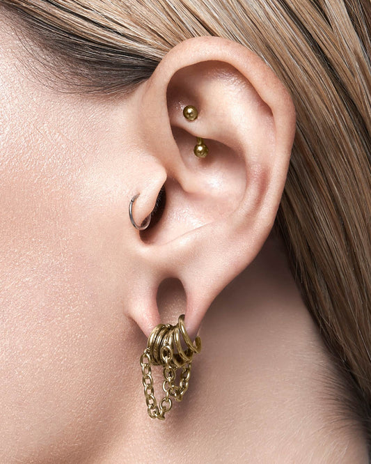 Obscura Chain Ring Stacks-Ring Stacks- Gold - 6mm - Ask & Embla