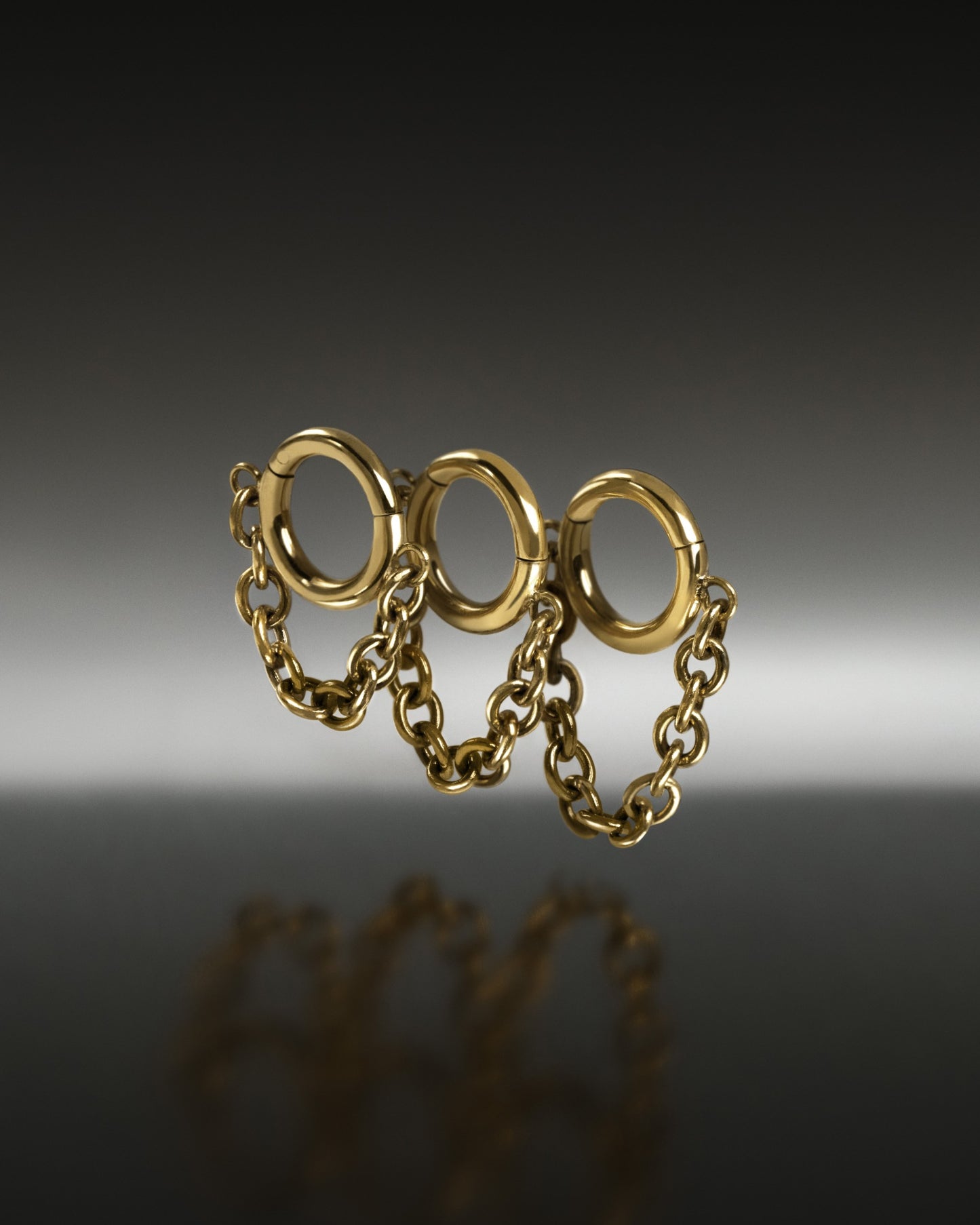 Obscura Chain Ring Stacks-Ring Stacks- Gold - 6mm - Ask & Embla
