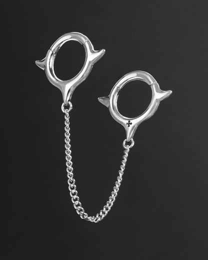 FORSAKEN Chain Ring Stacks-Ring Stacks- Silver - 6mm - Ask & Embla
