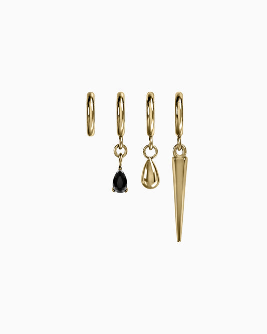 Element Ring Stack-Ring Stacks- Gold - 6mm - Ask & Embla