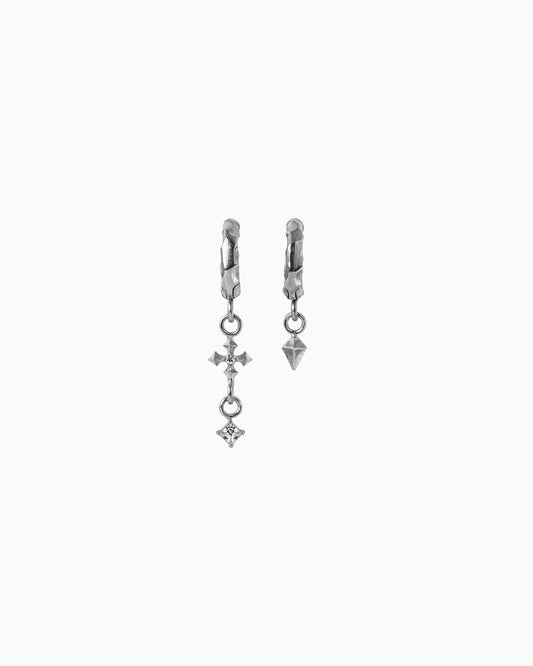 Sigil Charm ring stack-Ring Stacks- Silver - 6mm - Ask & Embla