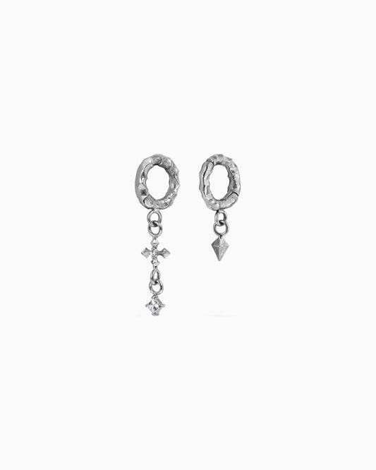 Sigil Charm ring stack-Ring Stacks- Gold - 6mm - Ask & Embla