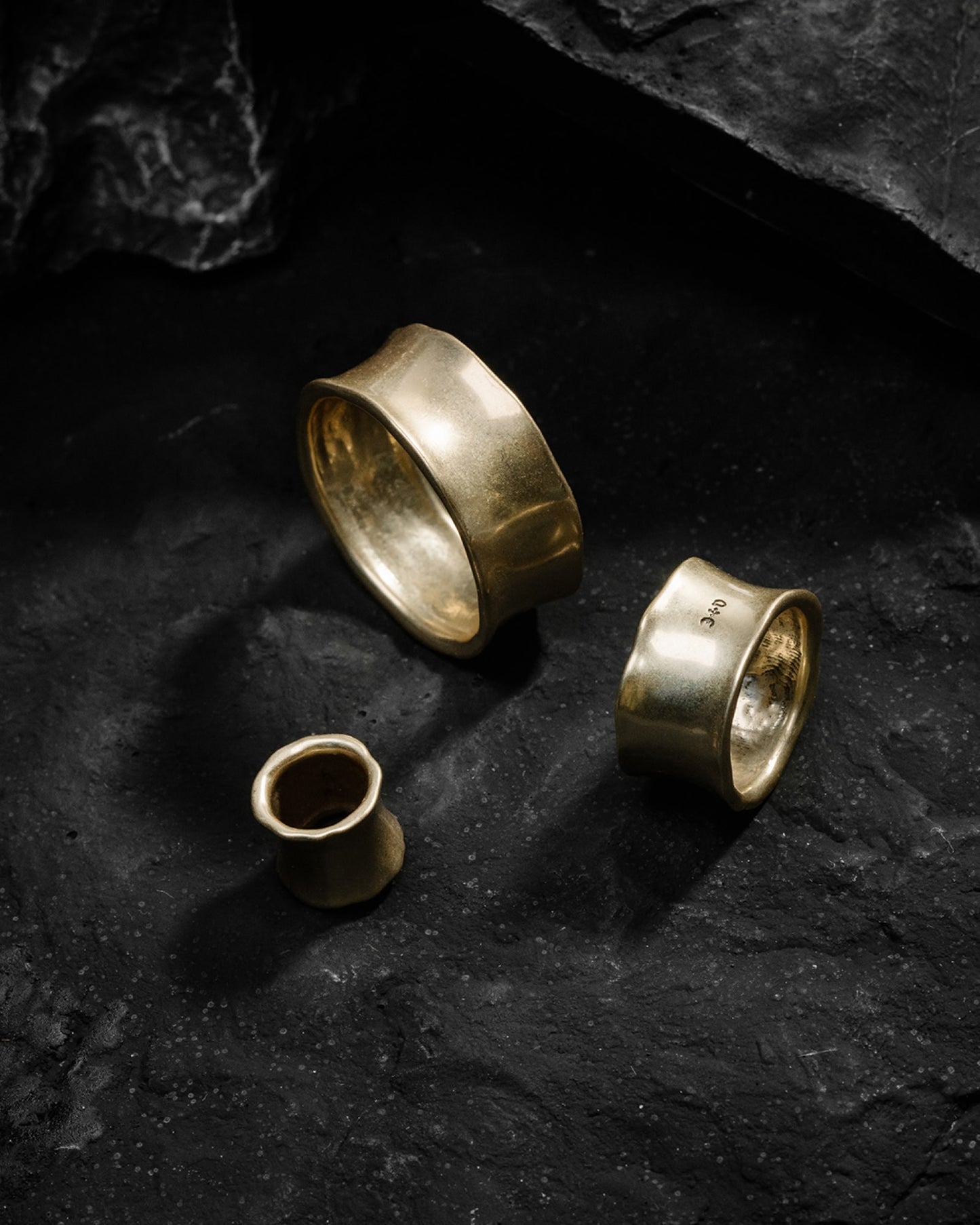 Testament Tunnels-Tunnels- Gold - 8mm (0g) - Ask & Embla