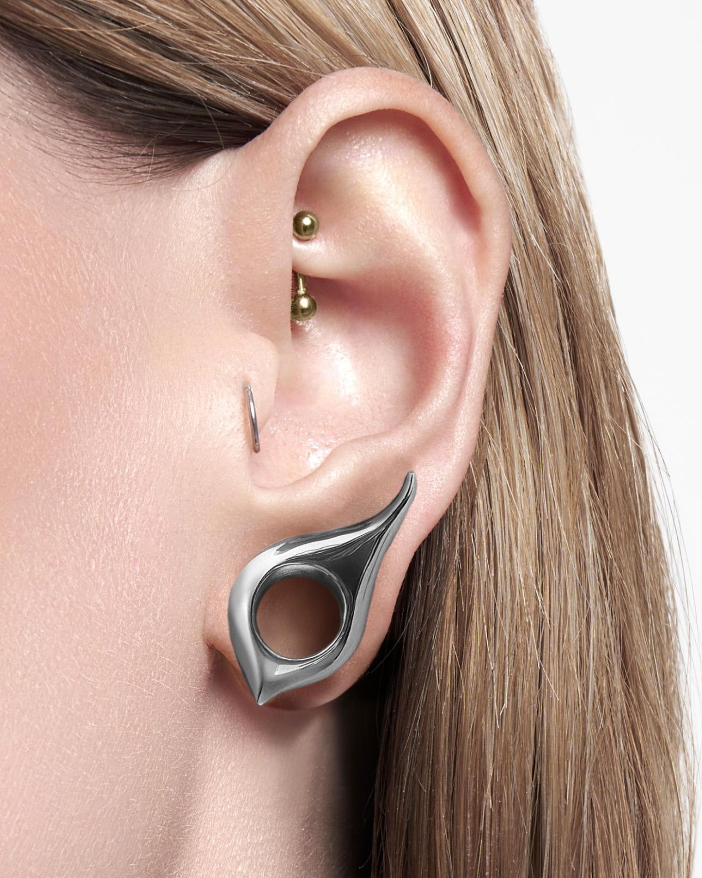 Elron Tunnels-Tunnels- Silver - 8mm (0g) - Ask & Embla