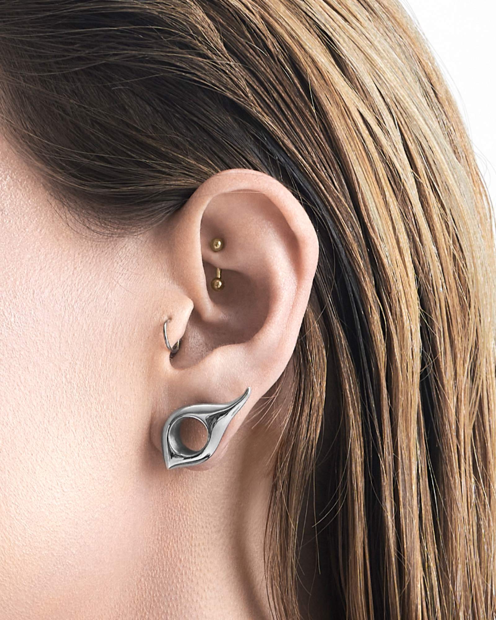 Elron Tunnels-Tunnels- Silver - 8mm (0g) - Ask & Embla