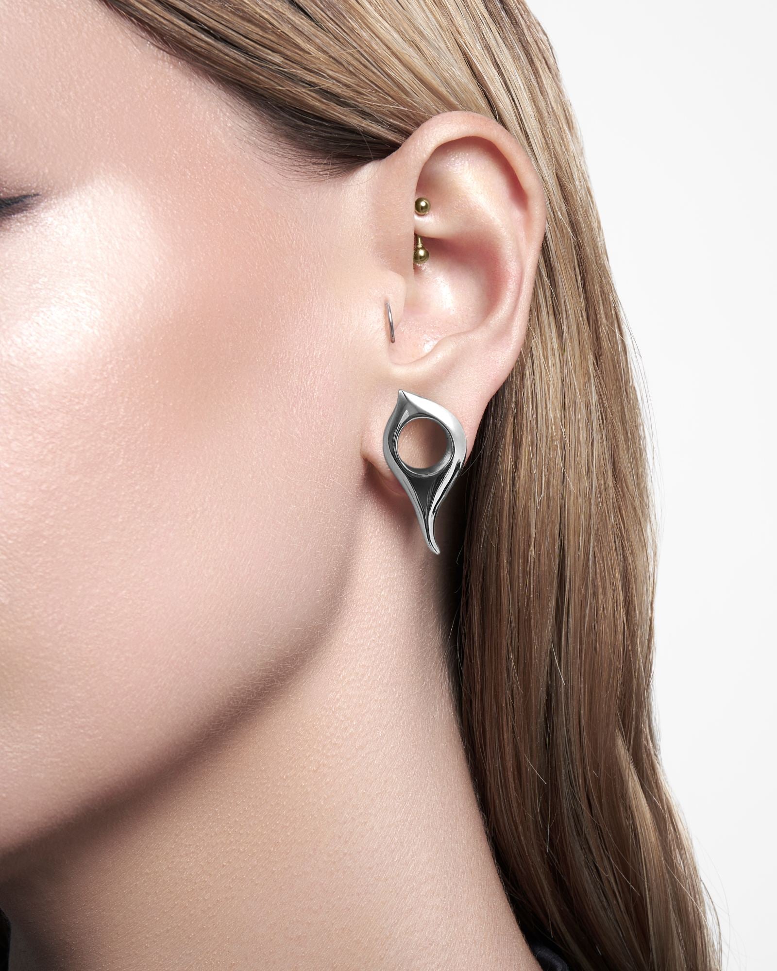 Elron Tunnels-Tunnels- Silver - 8mm (0g) - Ask & Embla
