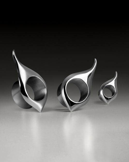 Elron Tunnels-Tunnels- Silver - 8mm (0g) - Ask & Embla