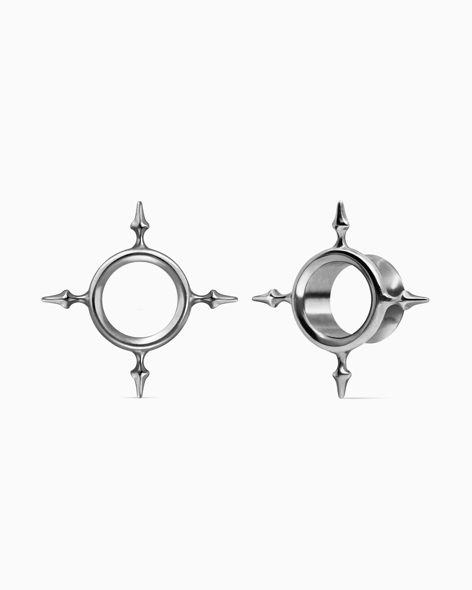 GENESIS Tunnels-Tunnels- Silver - 8mm (0g) - Ask & Embla