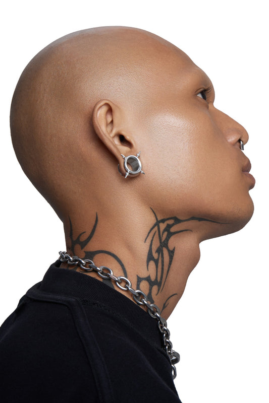 GENESIS Tunnels-Tunnels- Silver - 8mm (0g) - Ask & Embla