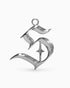 Blackletter Charms - S-Charms- Silver - - Ask & Embla