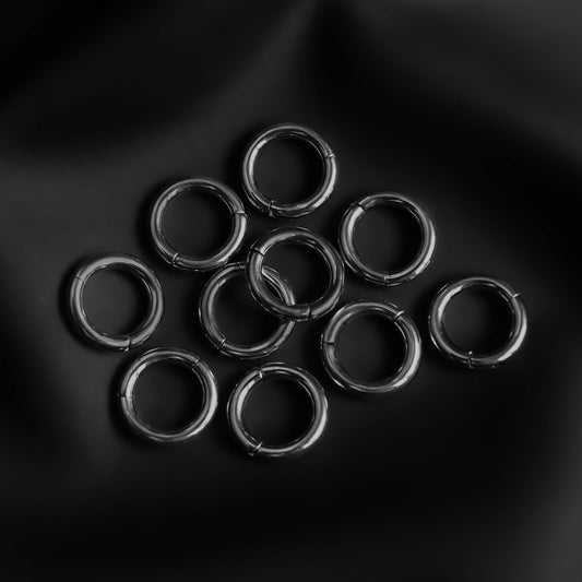 Classic Ring Stack in Titanium - Ring Stacks - Ask and Embla