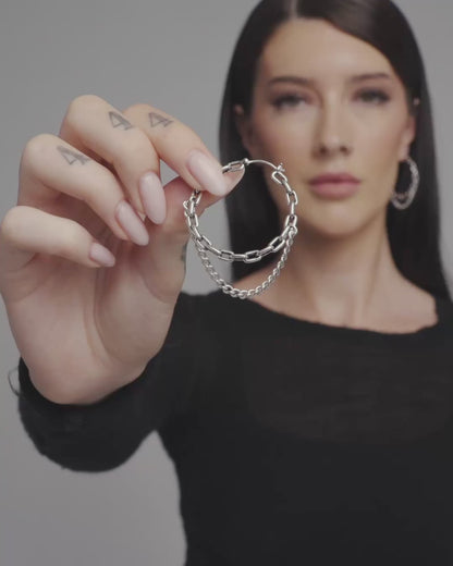 Lynx Chain Earrings