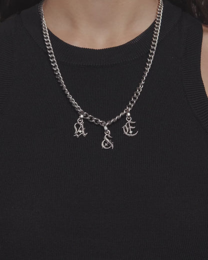 Mini Blackletter Charms - E