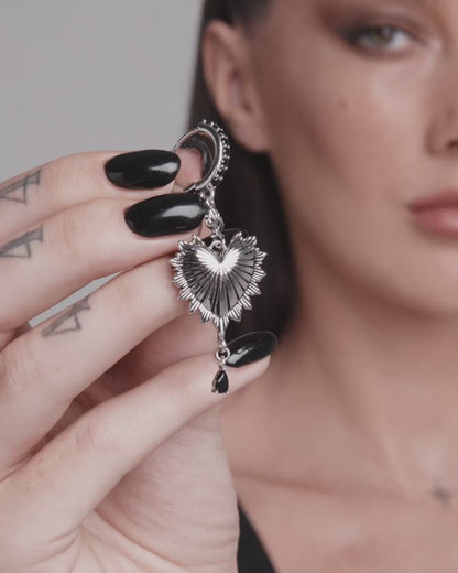 Sacred Heart Eternal Earrings