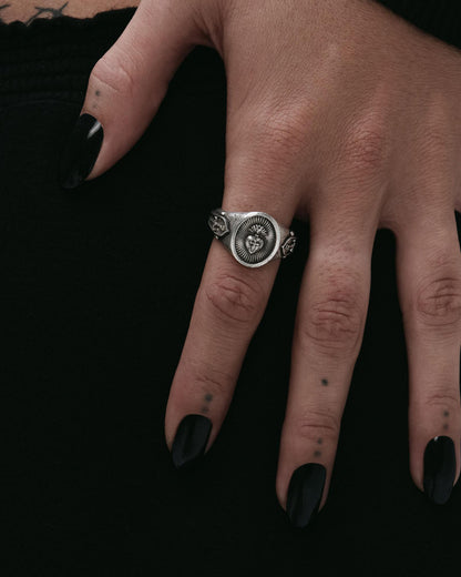 The Sacrament Ring-Rings- US5 - Silver - Ask & Embla