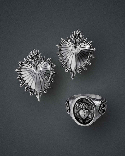 Sacred Sacraments Set-Rings- - - Ask & Embla